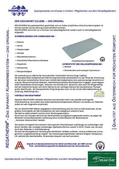GEWAPLUS®- Das Infrarot Kurwärmesystem (vormals REGATHERM®)